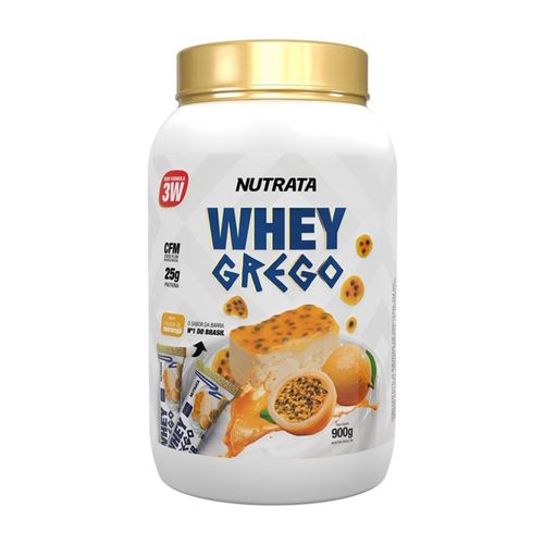 Whey Grego (900g) - Sabor: Mousse de Maracujá