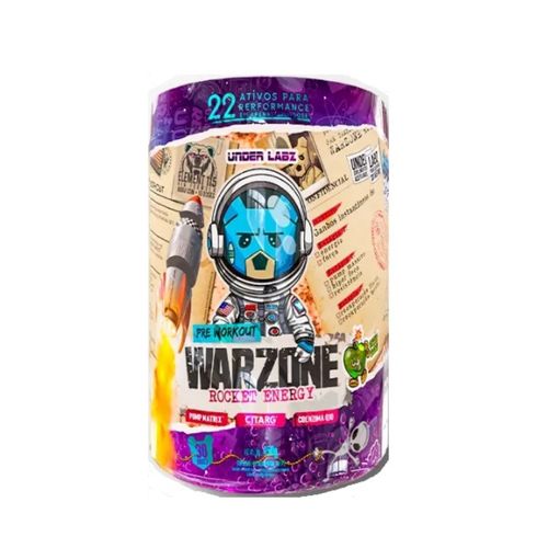 Warzone Rocket Energy (450g) - Sabor: Green Bomb Warzone Rocket Energy (450g) - Sabor: Green Bomb