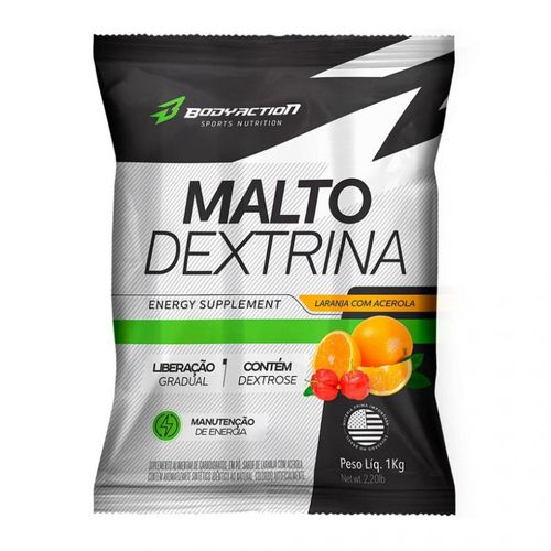 Maltodextrina (1kg) - Sabor: Laranja c/ Acerola