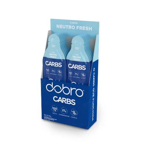 Carbs Gel Dobro (Display 10 sachês 30g) - Sabor: Neutro Fresh Carbs Gel Dobro (Display 10 sachês 30g) - Sabor: Neutro Fresh