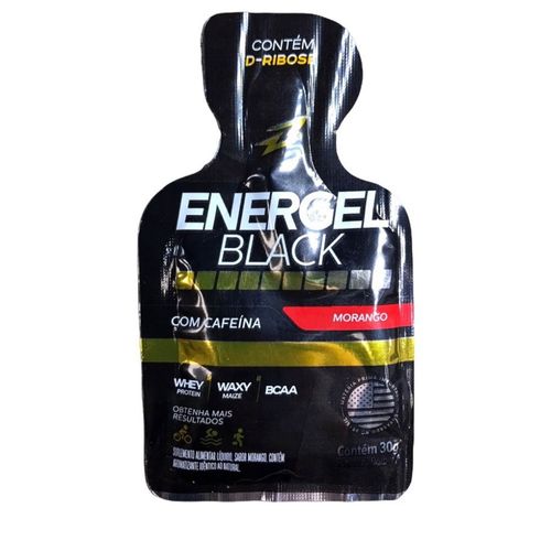 Energel Black (30g) - Sabor: Morango Energel Black (30g) - Sabor: Morango