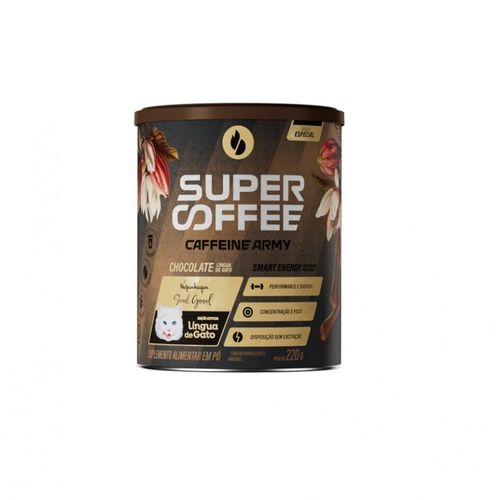 SuperCoffee 3.0 (220g) - Sabor: Chocolate (língua de gato) SuperCoffee 3.0 (220g) - Sabor: Chocolate (língua de gato)