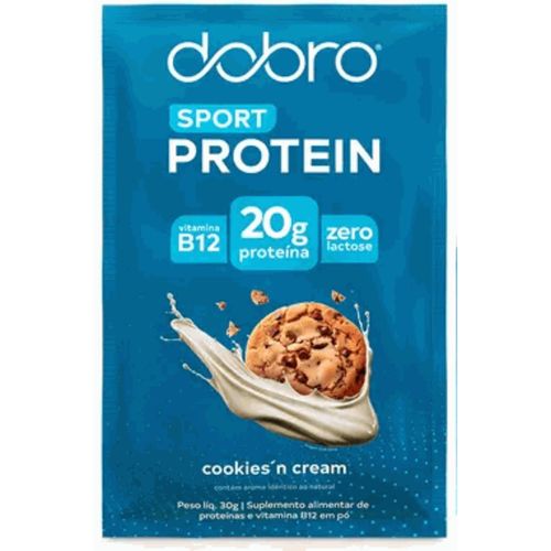 Sport Protein Dobro Sachê (30g) - Sabor: Cookies e Cream Sport Protein Dobro Sachê (30g) - Sabor: Cookies e Cream