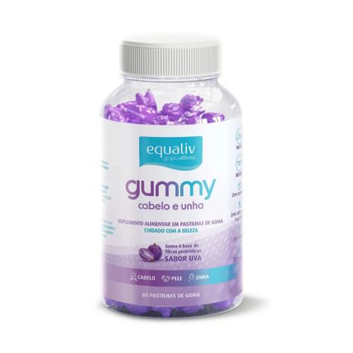 Super Gummy Cabelo e Unha (60 gomas) - Padrão: Único Super Gummy Cabelo e Unha (60 gomas) - Padrão: Único