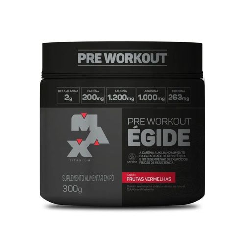 Égide Pre-Workout (300g) - Sabor: Frutas Vermelhas