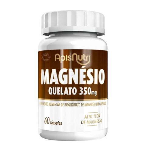 Magnésio Quelato 350mg (60 caps) - Padrão: Único
