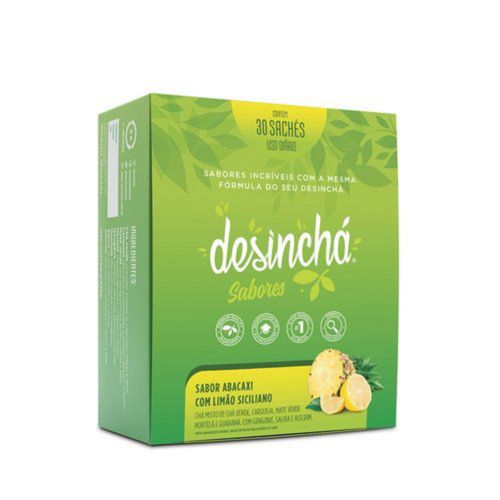 Desinchá Sabores (210g - 30 sachês) - Sabor: Abacaxi e Limão Siciliano Desinchá Sabores (210g - 30 sachês) - Sabor: Abacaxi e Limão Siciliano