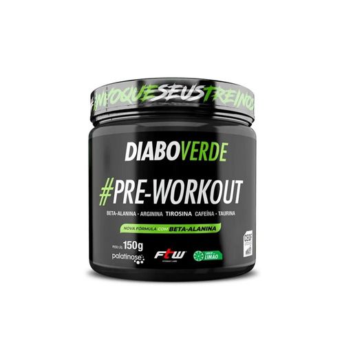 Diabo Verde Pre-Workout (150g) - Sabor: Limão