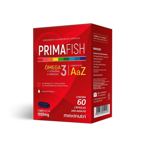 Prima Fish 1000mg (60 caps) - Padrão: Único