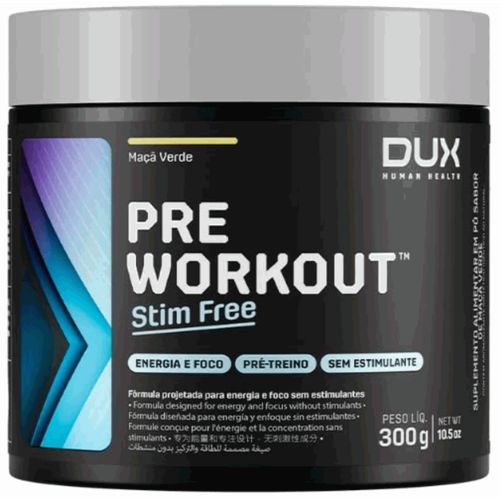 Pre Workout Original - Stim Free (300g) - Sabor: Maçã Verde