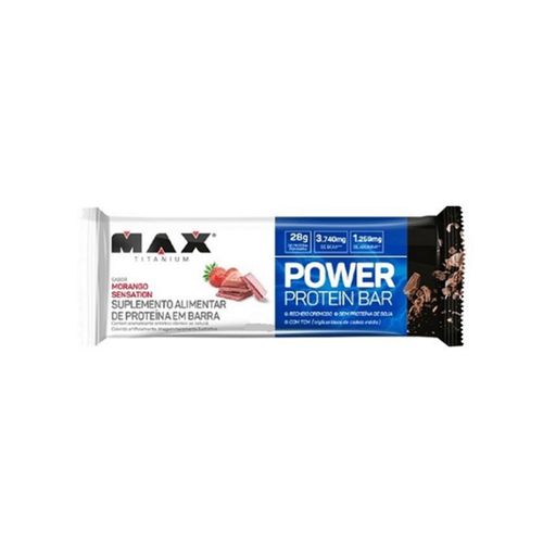 Power Protein Bar (41g) - Sabor: Morango Sensation Power Protein Bar (41g) - Sabor: Morango Sensation