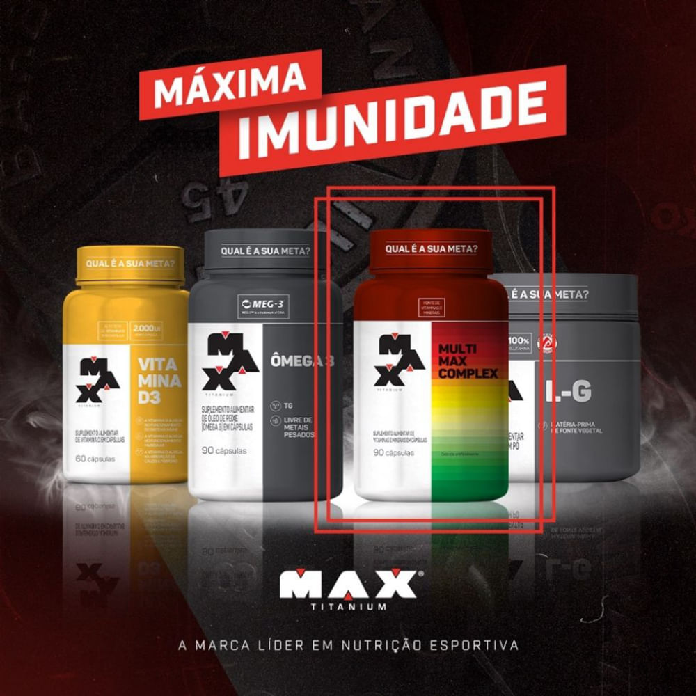 Multimax Complex (90 caps) - Padrão: Único - Drogarias Pacheco