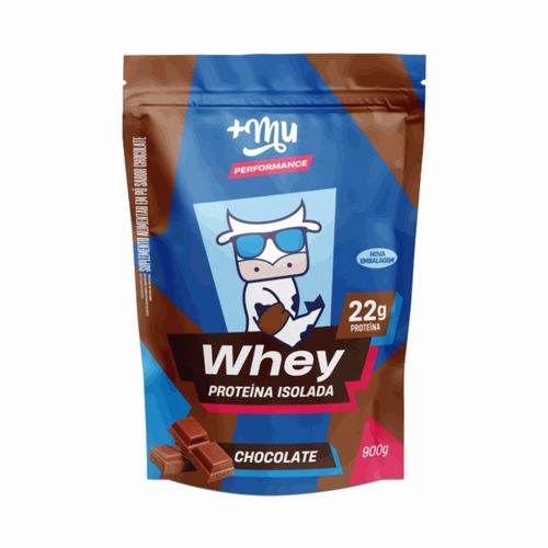 Muke Whey Isolado Refil (900g) - Sabor: Chocolate