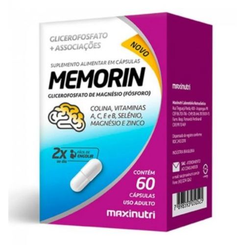 Memorin (60 caps) - Padrão: Único