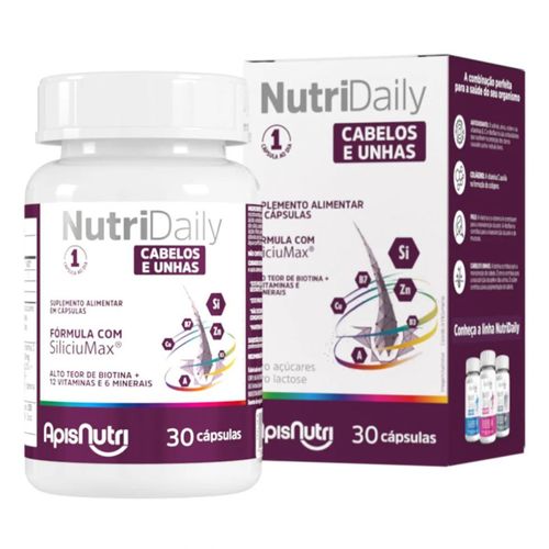 Nutri Daily Cabelos e Unhas (30 caps) - Padrão: Único
