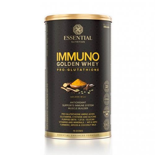 Immuno Golden Whey Pro Glutathione Lata - Sabor: Golden Milk (480g)