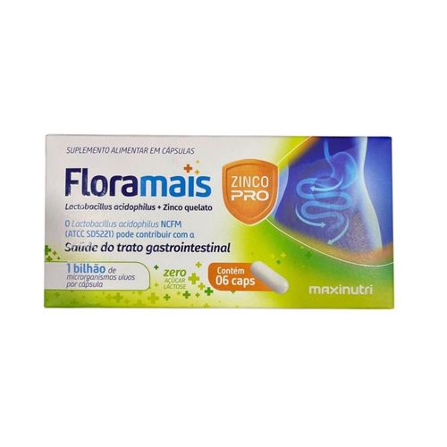 Floramais Zinco Pro (6 caps) - Padrão: Único
