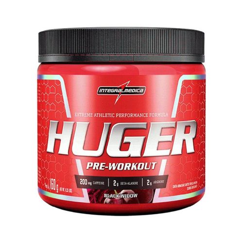 Huger Pre-Workout (160g) - Sabor: Black Widow Huger Pre-Workout (160g) - Sabor: Black Widow