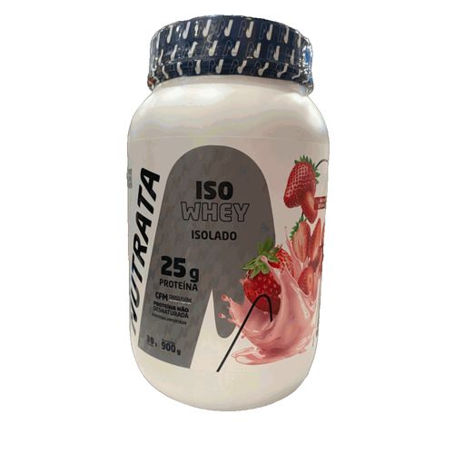 Iso Whey (900g) - Sabor: Morango (nova embalagem)