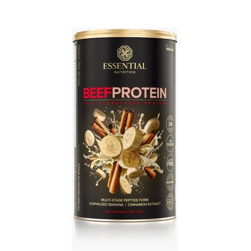 Beef Protein Hydrolyzed - Sabor: Banana c/ Canela (420g) Beef Protein Hydrolyzed - Sabor: Banana c/ Canela (420g)
