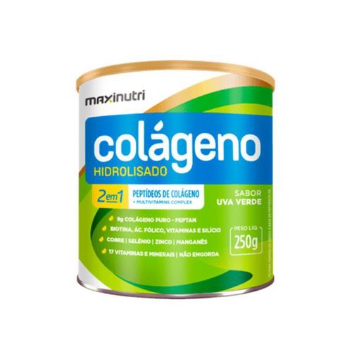 Colágeno Hidrolisado 2 em 1 ZERO (250g) - Sabor: Uva Verde Colágeno Hidrolisado 2 em 1 ZERO (250g) - Sabor: Uva Verde