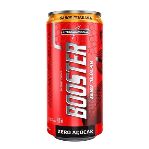 Booster Energy Drink (269ml) - Sabor: Guaraná Booster Energy Drink (269ml) - Sabor: Guaraná