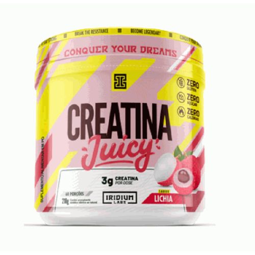 Creatina Juicy (210g) - Sabor: Lichia