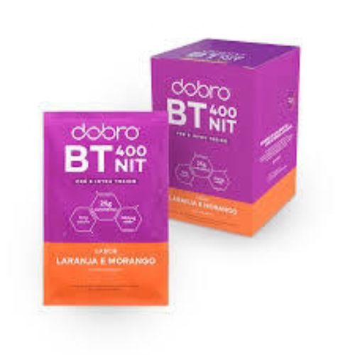 BT Nitrato Sache Dobro (Display 10 sachês 30g) - Sabor: Laranja e Morango BT Nitrato Sache Dobro (Display 10 sachês 30g) - Sabor: Laranja e Morango