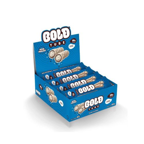 Bold Tube Display (12 unid. 40g) - Sabor: Cookies e Cream Bold Tube Display (12 unid. 40g) - Sabor: Cookies e Cream