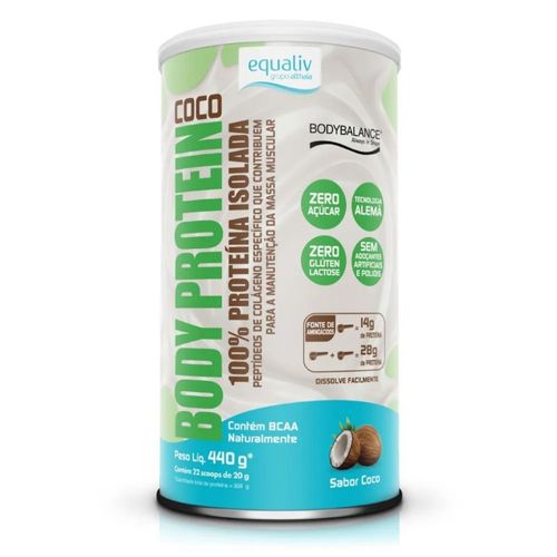Body Protein (600g) - Sabor: Coco (440g) Body Protein (600g) - Sabor: Coco (440g)