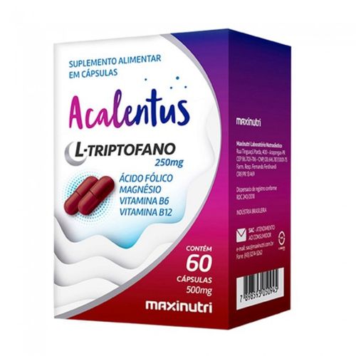 Acalentus 500mg (60 caps) - Padrão: Único Acalentus 500mg (60 caps) - Padrão: Único