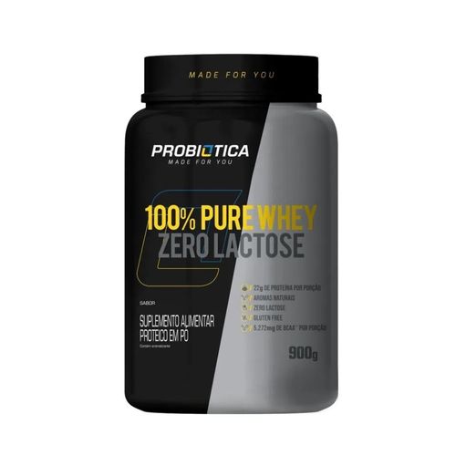100% Pure Whey Zero Lactose (900g) - Sabor: Morango 100% Pure Whey Zero Lactose (900g) - Sabor: Morango