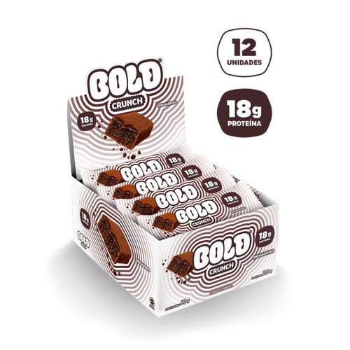 Bold Crunch Display (12 unid. 60g) - Sabor: Brigadeiro Bold Crunch Display (12 unid. 60g) - Sabor: Brigadeiro