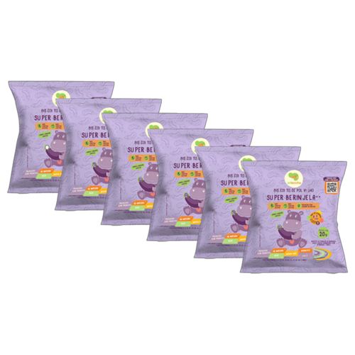 Kit 6X: Biscoito de Polvilho Super Berinjela Vegano Crilancha 20g Kit 6X: Biscoito de Polvilho Super Berinjela Vegano Crilancha 20g