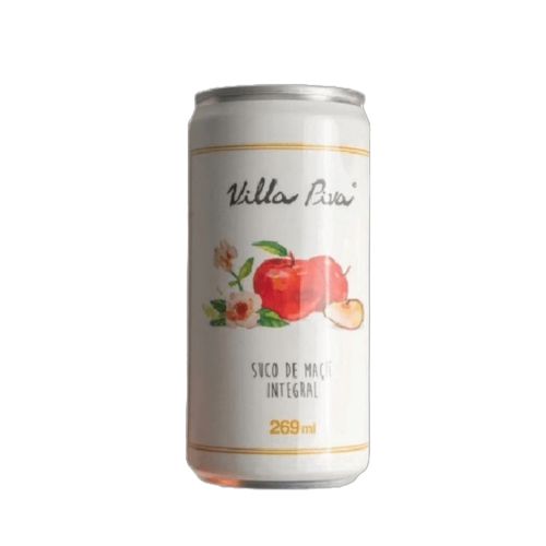 Suco de Maçã Integral Sem Açúcar Lata Villa Piva 269ml Suco de Maçã Integral Sem Açúcar Lata Villa Piva 269ml