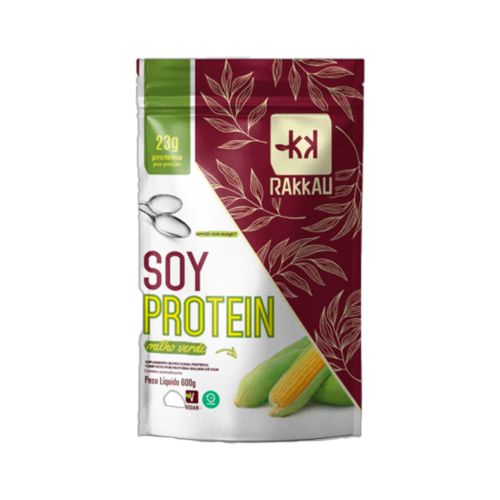 Soy Protein Milho Verde Vegana Rakkau 600g Soy Protein Milho Verde Vegana Rakkau 600g
