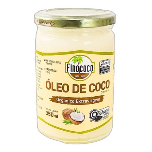 Óleo de Coco Extra Virgem Orgânico Finococo 350ml