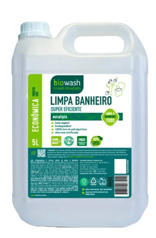 Limpa Banheiro Biodegradável Biowash 5L
