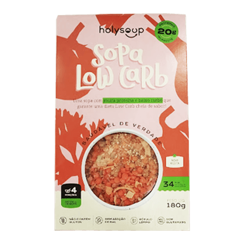 Sopa Low Carb Sem Glúten Holysoup 180g
