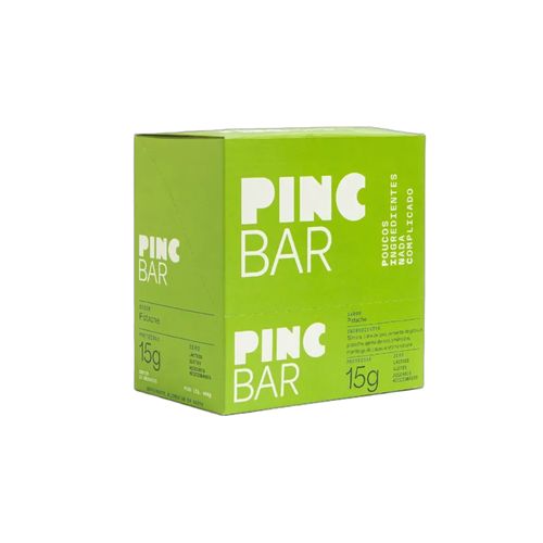 Barra de Proteína Pistache Sem Açúcar 50g Pinc Bar 12 Unidades Barra de Proteína Pistache Sem Açúcar 50g Pinc Bar 12 Unidades