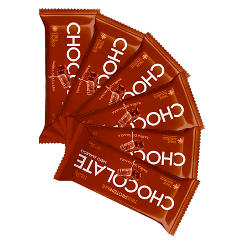 Kit 6X: True Bar Protein Chocolate Meio Amargo True Source 35g Kit 6X: True Bar Protein Chocolate Meio Amargo True Source 35g
