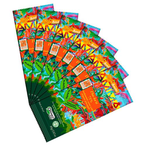 Kit 6X: Chocolate I'BA-KA'TI 75% Cacau com Abacaxi Biodinâmico Demeter Amma Chocolate 80g