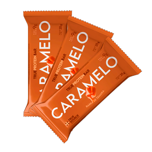 Kit 3X: True Bar Protein Caramelo True Source 35g Kit 3X: True Bar Protein Caramelo True Source 35g