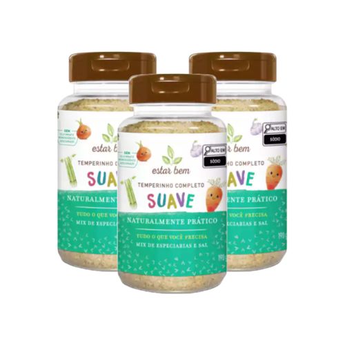 Kit 3X: Temperinho Completo Suave Estar Bem 190g Kit 3X: Temperinho Completo Suave Estar Bem 190g
