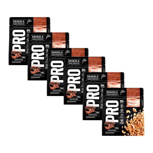 Kit 6X: Granola Pro Cappuccino Sem Glúten GranoSquare 200g