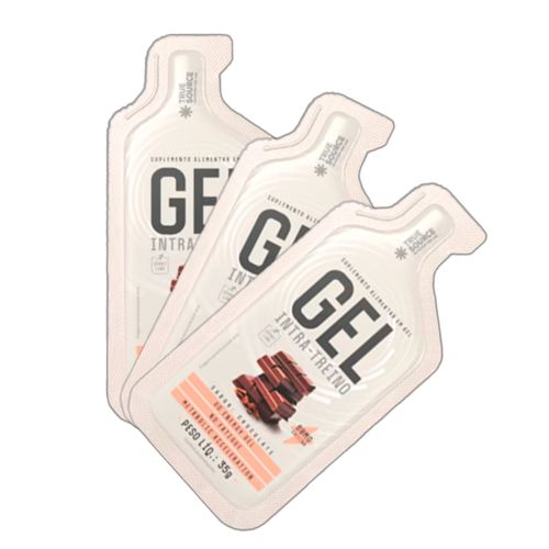 Kit 3X: Gel Intra Treino Chocolate + Cafeína True Source 35g Kit 3X: Gel Intra Treino Chocolate + Cafeína True Source 35g