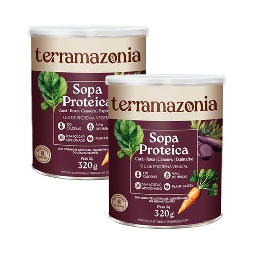 Kit 2X: Sopa Proteica Terramazonia 320g Kit 2X: Sopa Proteica Terramazonia 320g