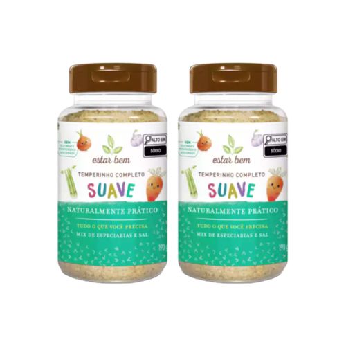 Kit 2X: Temperinho Completo Suave Estar Bem 190g Kit 2X: Temperinho Completo Suave Estar Bem 190g