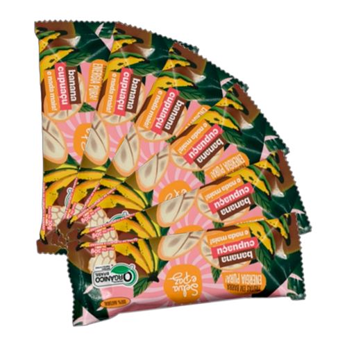 Kit 6X: Barra de Frutas Banana e Polpa Cupuaçú Orgânica Selva e Paz 30g Kit 6X: Barra de Frutas Banana e Polpa Cupuaçú Orgânica Selva e Paz 30g