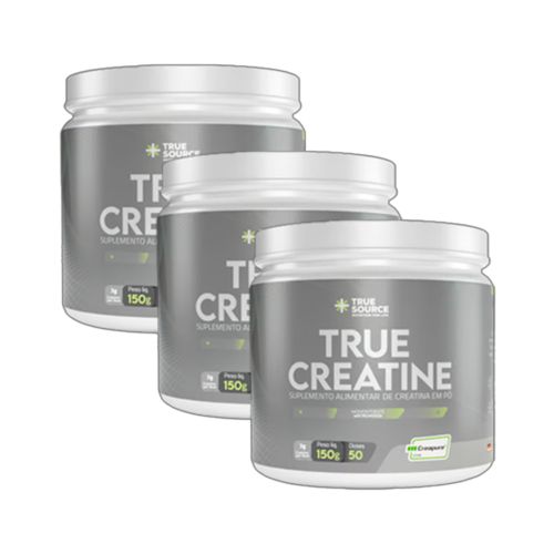 Kit 3X: Creatine 100% Creapure True Source 150g